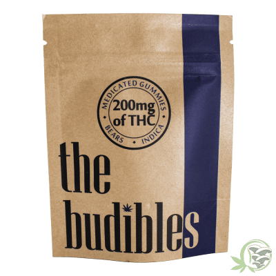 The Budibles THC Medicated Gummies Bears Indica at Sacred Meds