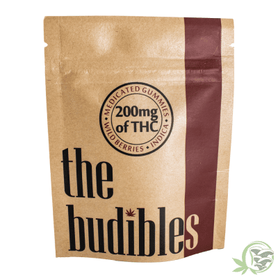 The Budibles THC Medicated Gummies Wildberries Indica at Sacred Meds