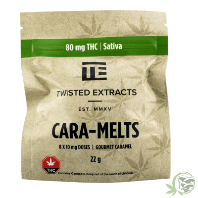 Twisted Extracts Cara-Melts 80mg THC Sativa at SacredMeds