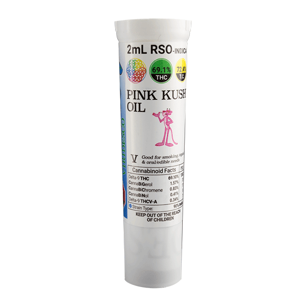 Viridesco RSO Pink Kush Oil THC Concentrate at Sacred Meds