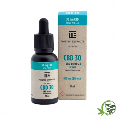 twisted extracts cbd 30 orange flavoured oil