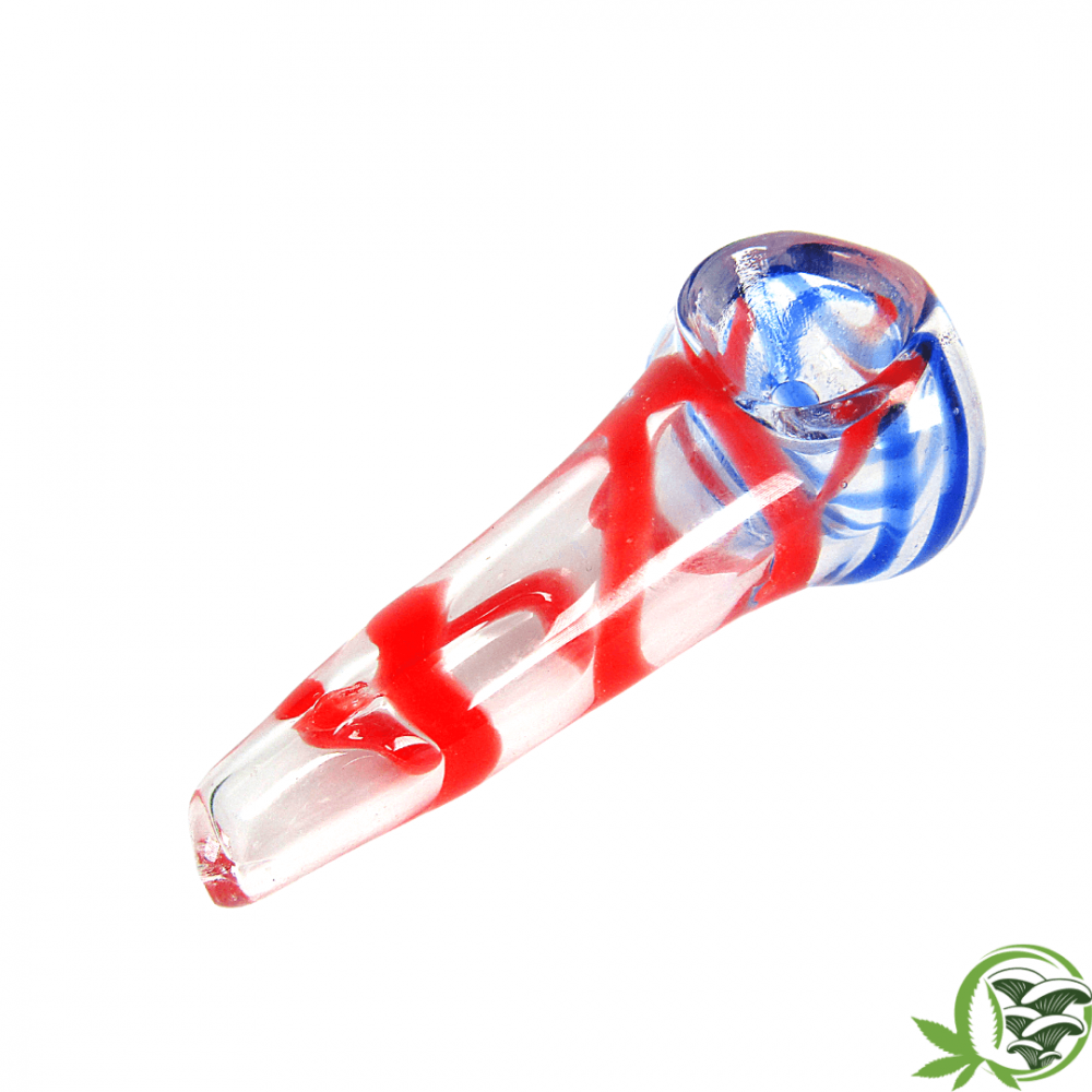 glass pipe hand blown cone shaped