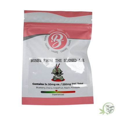 baroness gummies bones from the stoned age 50mg thc