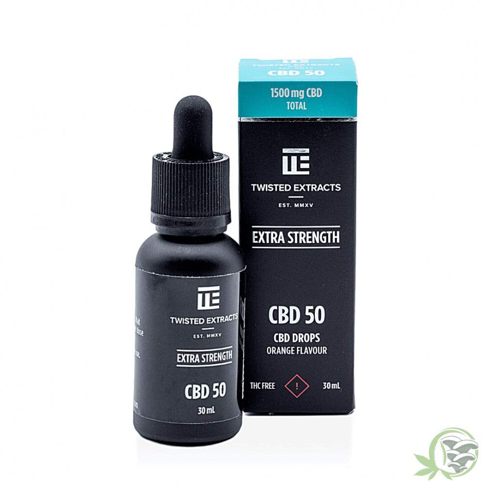 twisted extracts cbd 50 orange flavoured oil