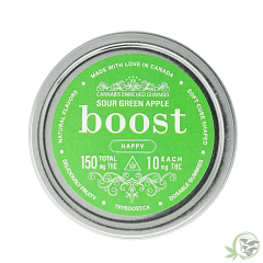 Boost Double Dose Green Apple THC Gummies 300mg