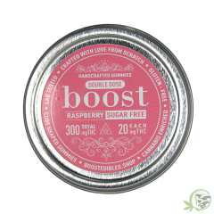 Boost Double Dose Raspberry THC Gummies 300mg Sugar Free