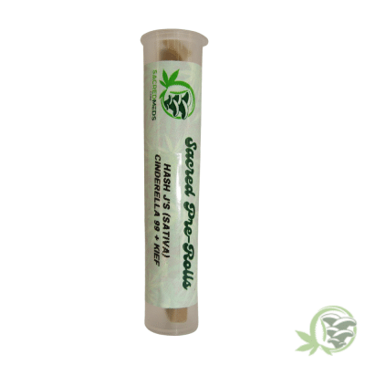 Sativa Hash joints are made with Cinderella 99 strain and Citrique Kief.