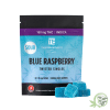 THC Fruit Gummies called Sour Blue Raspberry Twisted Singles by Twisted Extracts