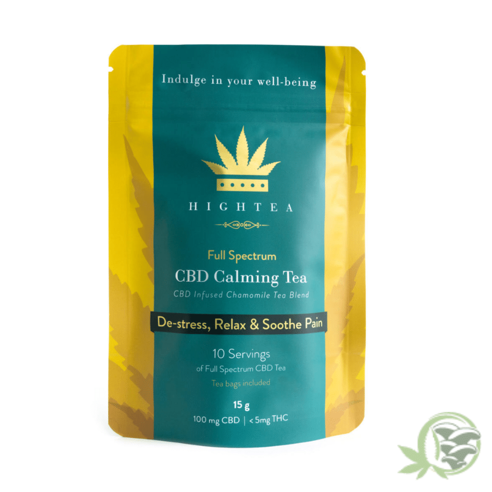 CBD Calming Teas are great for relaxing without the high that THC can cause.