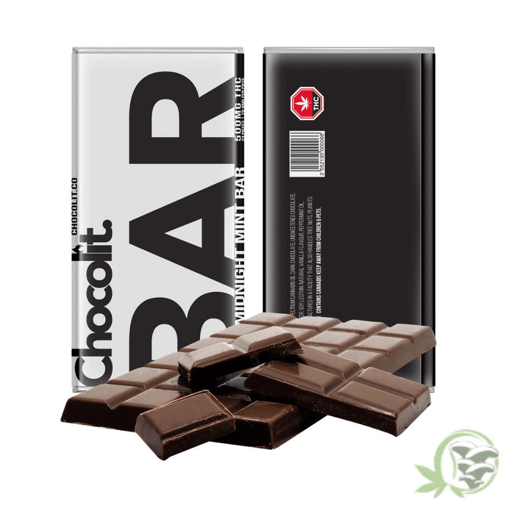 The Chocolit brand THC infused chocolate bars are the best THC edibles in Canada.