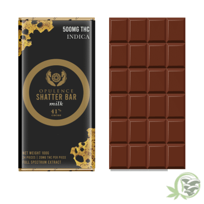 The Opulence brand of THC infused chocolate bars are among the best THC edibles in Canada.